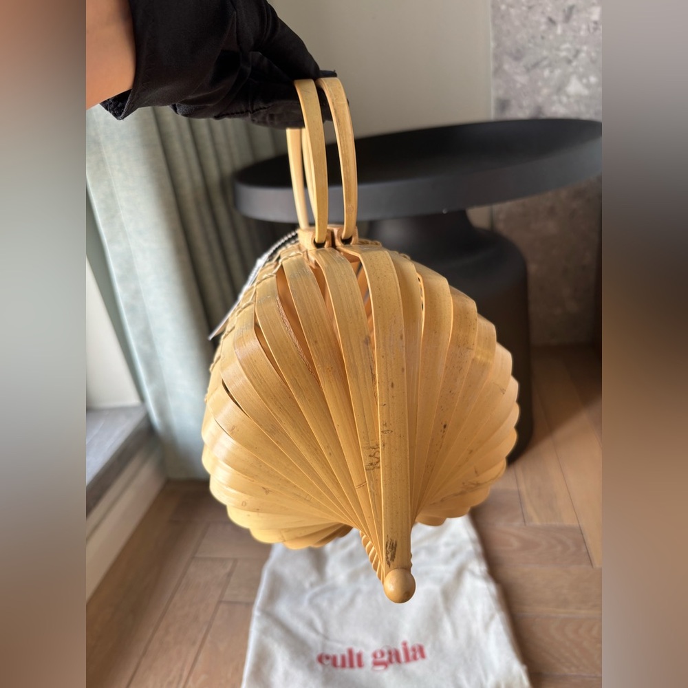 Cult Gaia Lilleth Natural Bamboo Bag - Picture 11 of 16